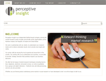 Tablet Screenshot of perceptiveinsight.co.uk